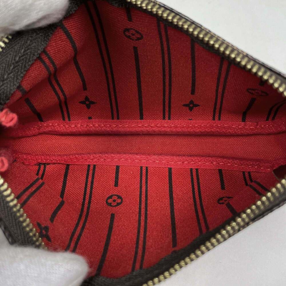 LOUIS VUITTON Brown Damier Pochette Pouch - Picture 6 of 6